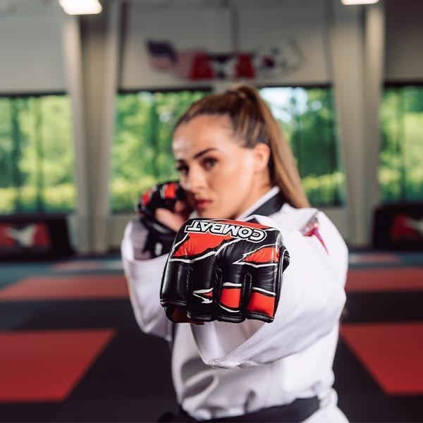 Official ATA Sublimation Combat Gloves Black - image 2 of 2